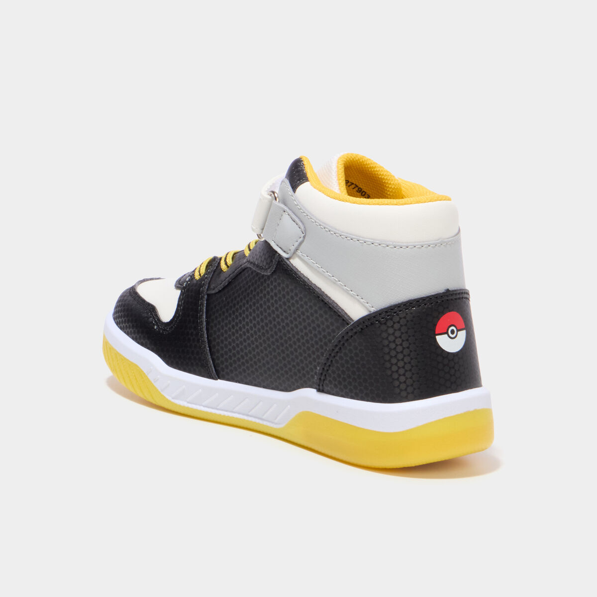 Baskets montantes lumineuses Pikachu noir gar&ccedil;on
