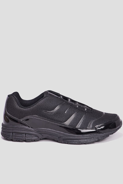 Baskets running élastiquées Liberto noir femme