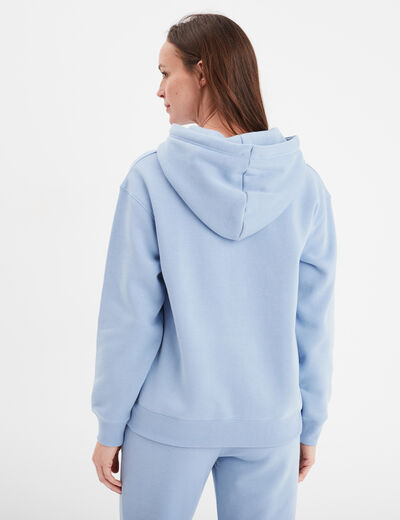 Sweat à capuche hoodie Creeks Original bleu clair femme