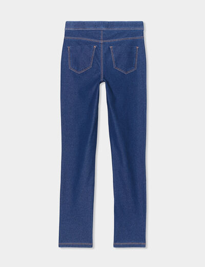 Jegging taille standard coton denim stone fille