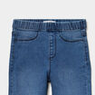 Jegging bootcut taille &eacute;lastiqu&eacute;e bleu clair fille