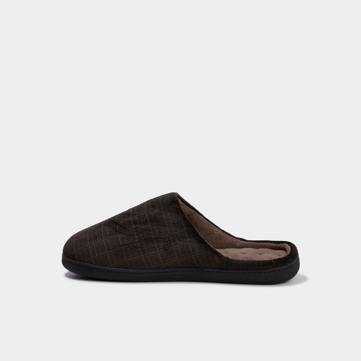 Chaussons mules Isotoner Ergonomie vert kaki homme