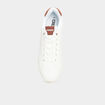 Tennis basses &agrave; lacets marron clair homme