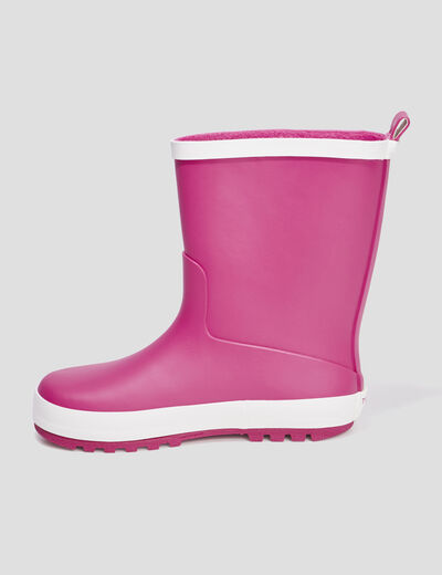 Bottes de pluie Trappeur rose fille