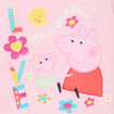 T-shirt manches courtes Peppa Pig rose fille