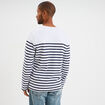 T-shirt manches longues coton blanc homme
