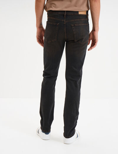 Jeans straight 5 poches Liberto denim dirty homme