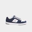Baskets en cuir su&eacute;dine antid&eacute;rapantes bleu marine homme