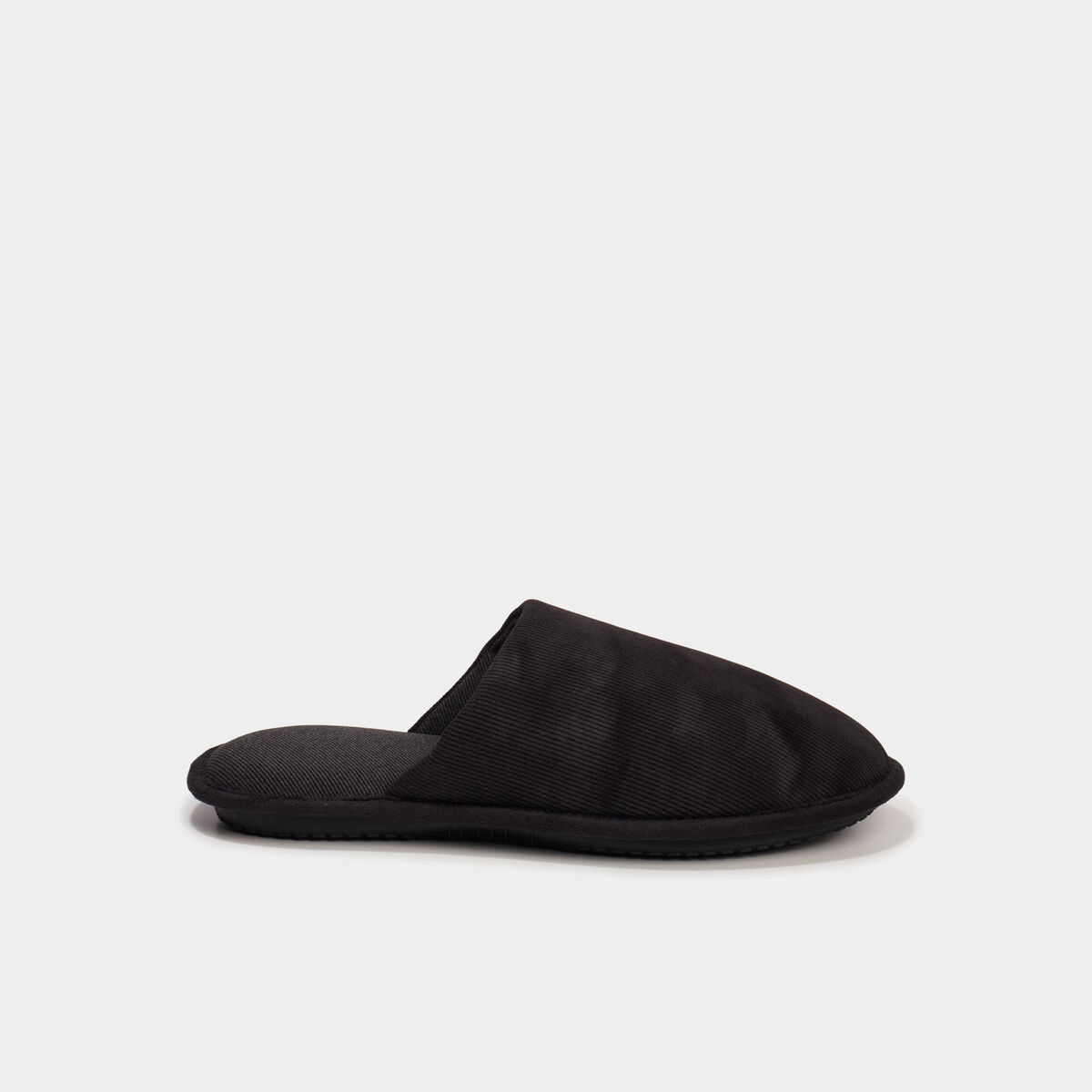 Chaussons mules noir homme