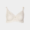 Soutien-gorge embo&icirc;tant dentelle blanc femme grande taille