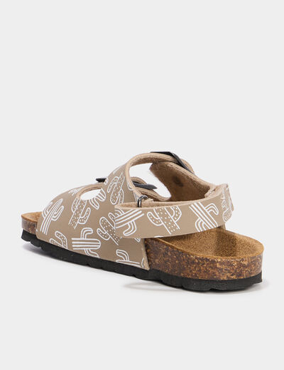 Sandales avec boucles bleu garçon