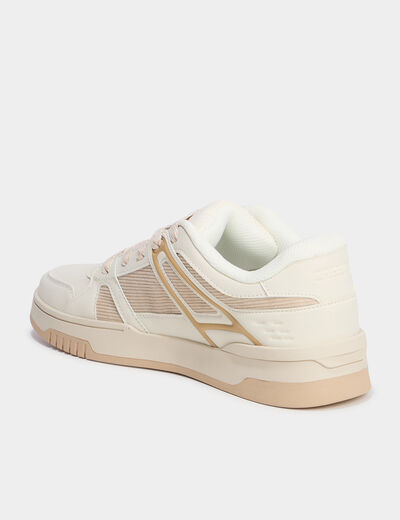 Tennis basses &agrave; lacets sable homme