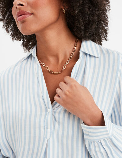 Blouse à manches longues Creeks blanc femme