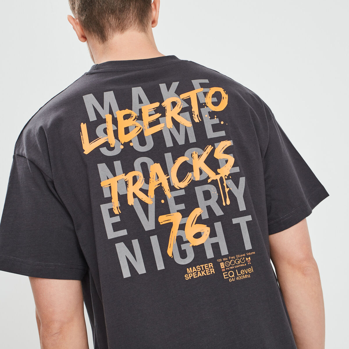 T-shirt Liberto gris foncé homme