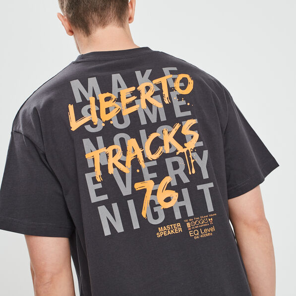 T-shirt Liberto gris foncé homme