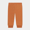 Pantalon de jogging molletonn&eacute; marron cognac b&eacute;b&eacute; gar&ccedil;on