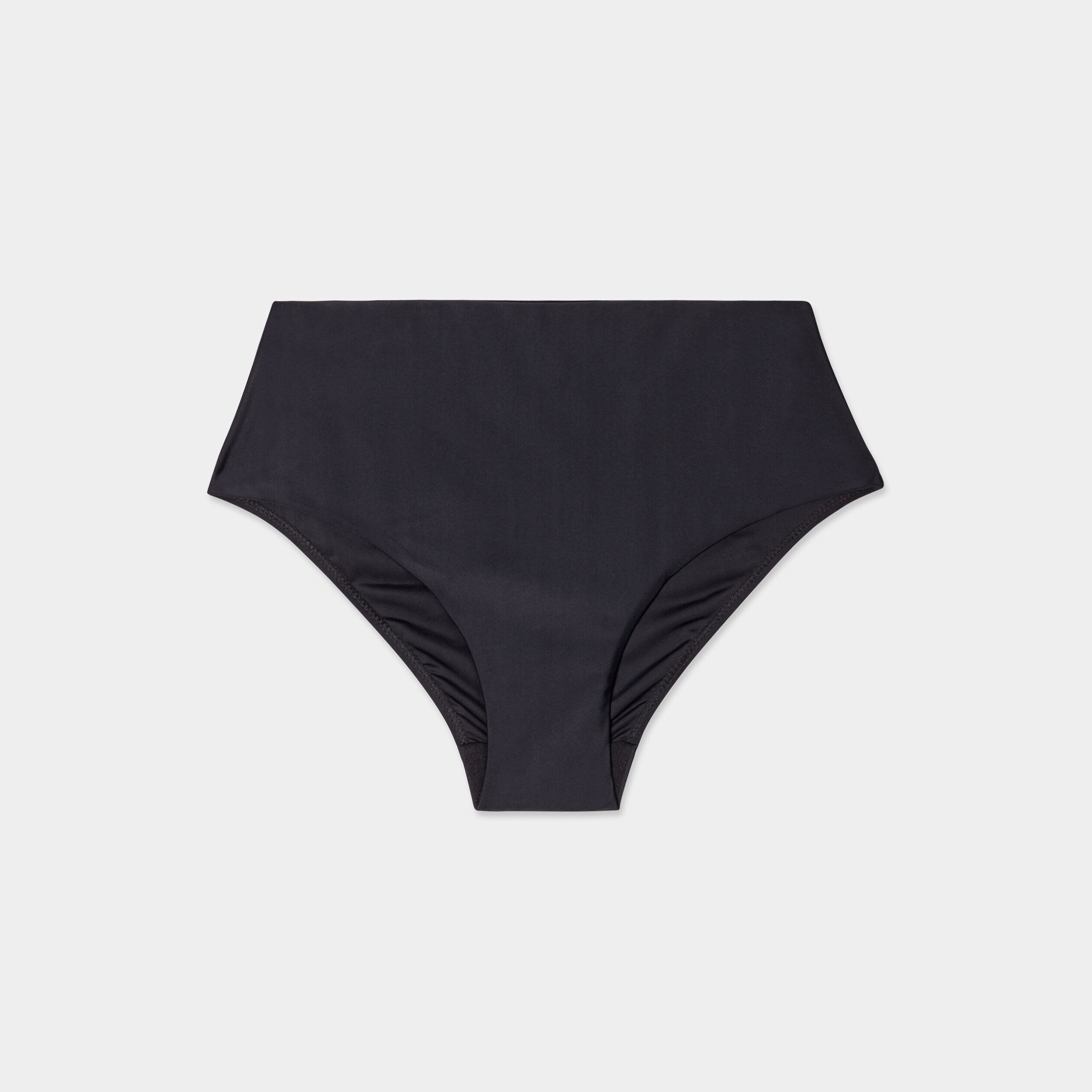 Bas de maillot de bain taille haute noir femme WAMEA BEACH