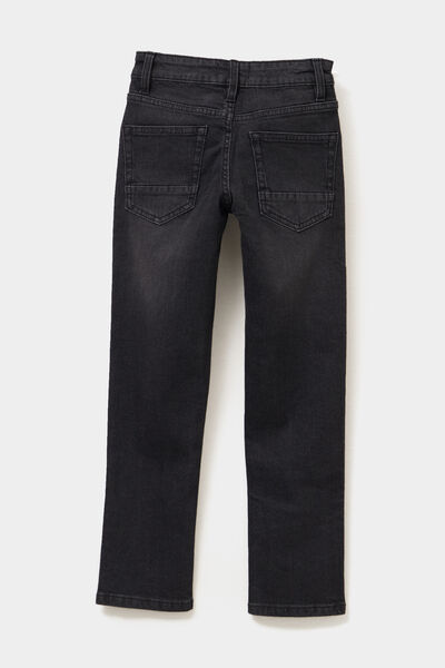 Jeans slim 5 poches denim noir gar&ccedil;on