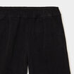 Pantalon velours c&ocirc;tel&eacute; large noir fille