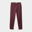 Pantalon chino droit stretch prune homme