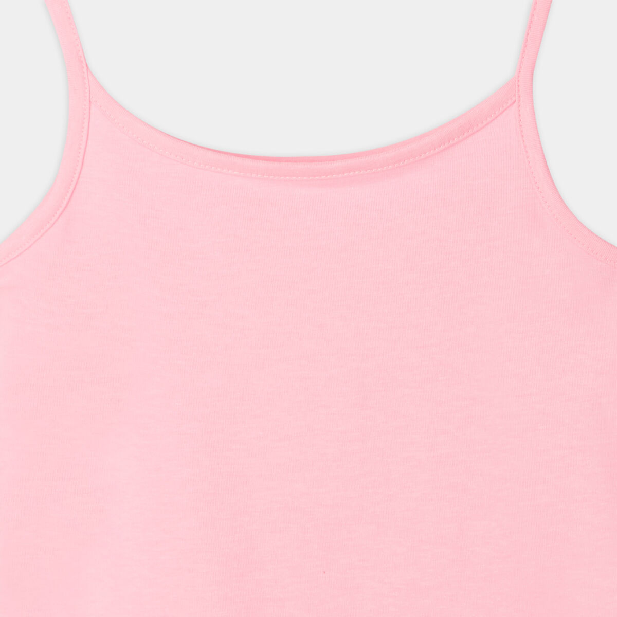 Débardeur à fines bretelles rose fluo fille