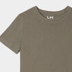 T-shirt en coton manches courtes vert kaki garçon