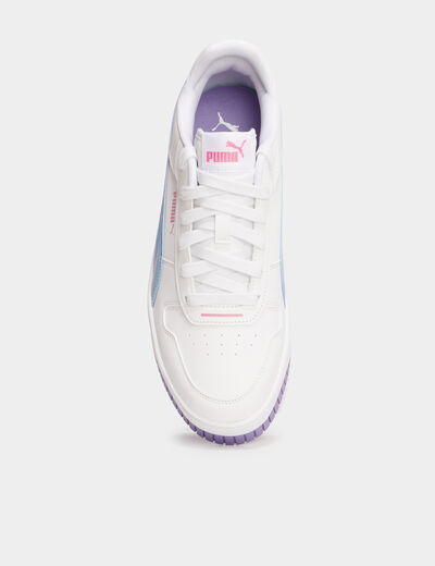 Tennis basses lacets Puma Carina Street mauve fille