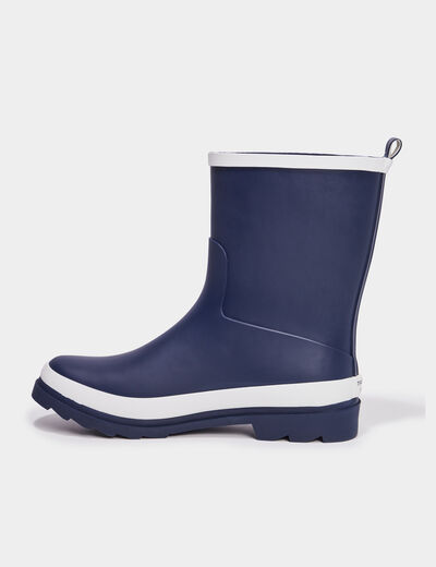 Bottes de pluie Trappeur bleu marine femme