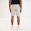 Bermuda short chino straight stretch gris clair homme