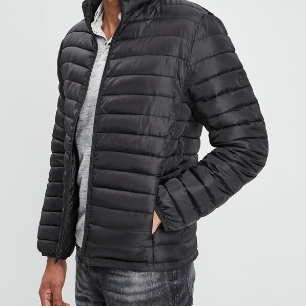 Doudoune droite Creeks noir homme