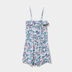Robe de plage à bretelles blanc fille