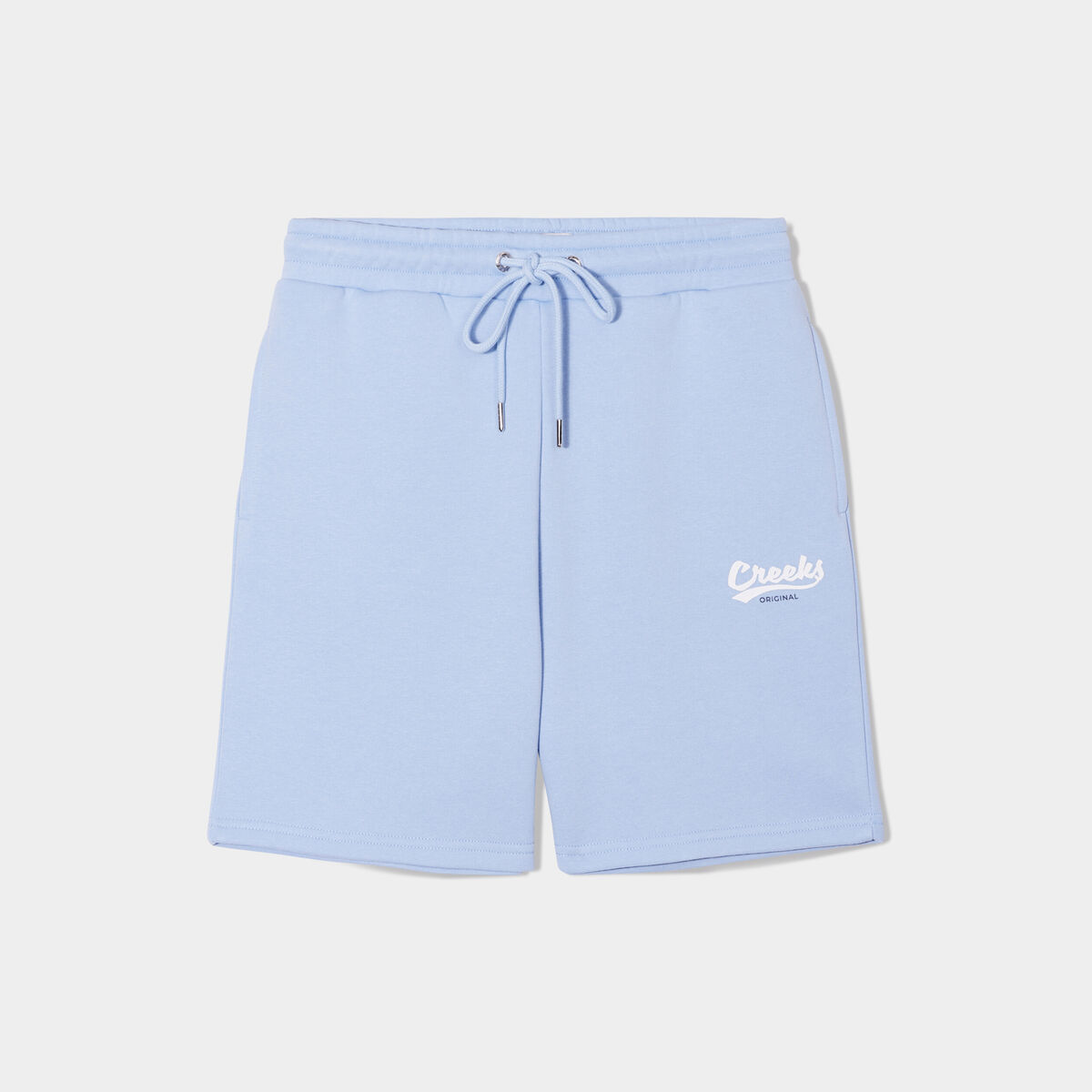 Short de jogging à coulisse Creeks bleu clair femme