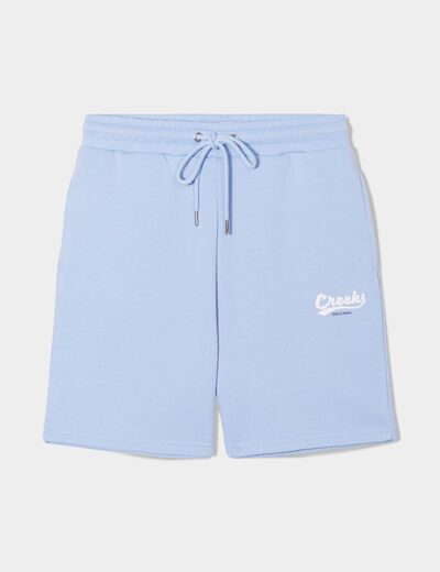 Short de jogging à coulisse Creeks bleu clair femme