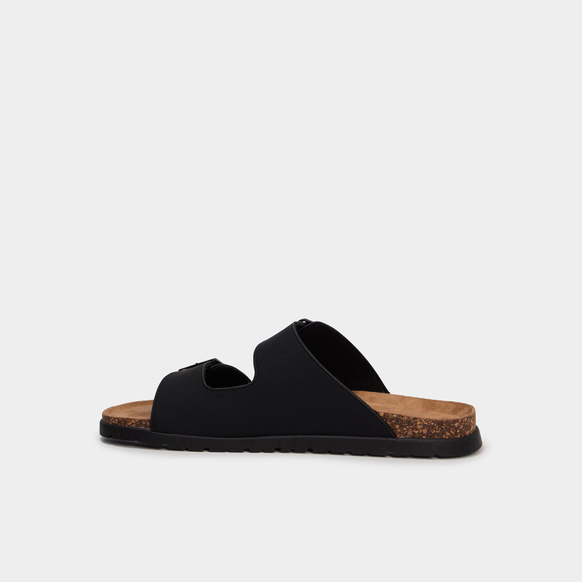 Sandales &agrave; boucles noir homme
