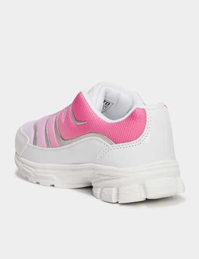 Baskets running semelle épaisse Liberto rose fille