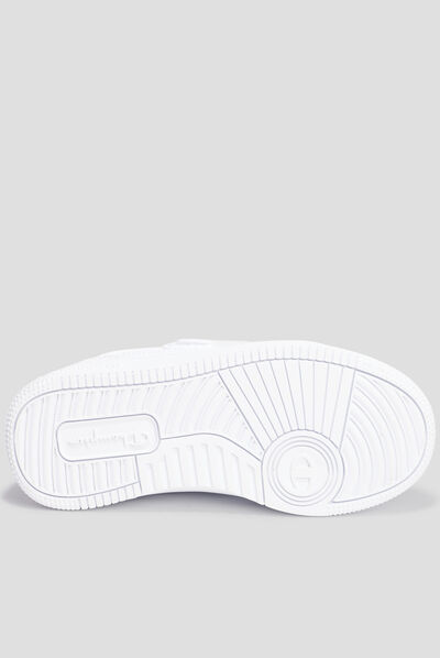 Tennis à lacets Champion Rebound blanc garçon