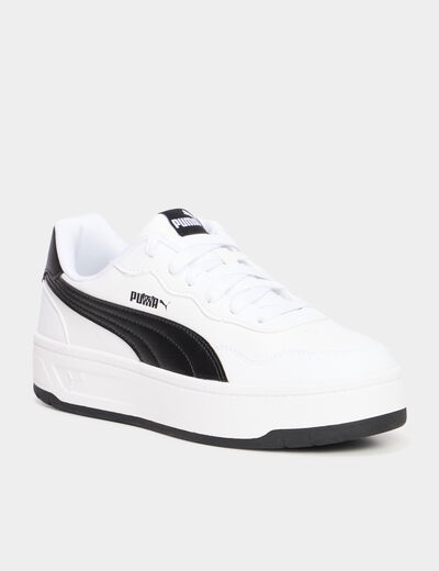 Tennis basses à lacets Puma blanc femme
