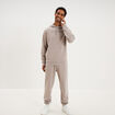 Sweat hoodie 1 poche Kappa gris clair homme