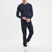 T-shirt manches longues bleu marine homme