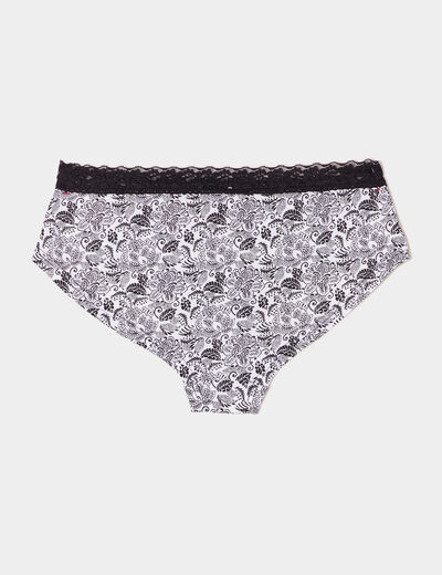 Lot 3 shortys coton noir femme