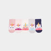 Lot 5 paires chaussettes multicolore fille
