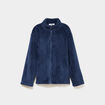 Veste de pyjama effet polaire bleu marine garçon