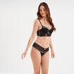 Soutien-gorge bustier dentelle noir femme