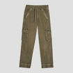 Pantalon jogger vert kaki gar&ccedil;on