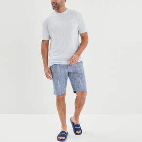 T-shirt oversize manches courtes Creeks bleu clair homme