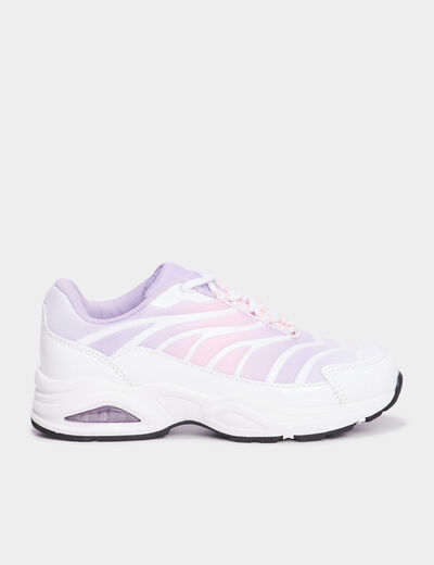 Baskets running semelles bulles Liberto rose fille