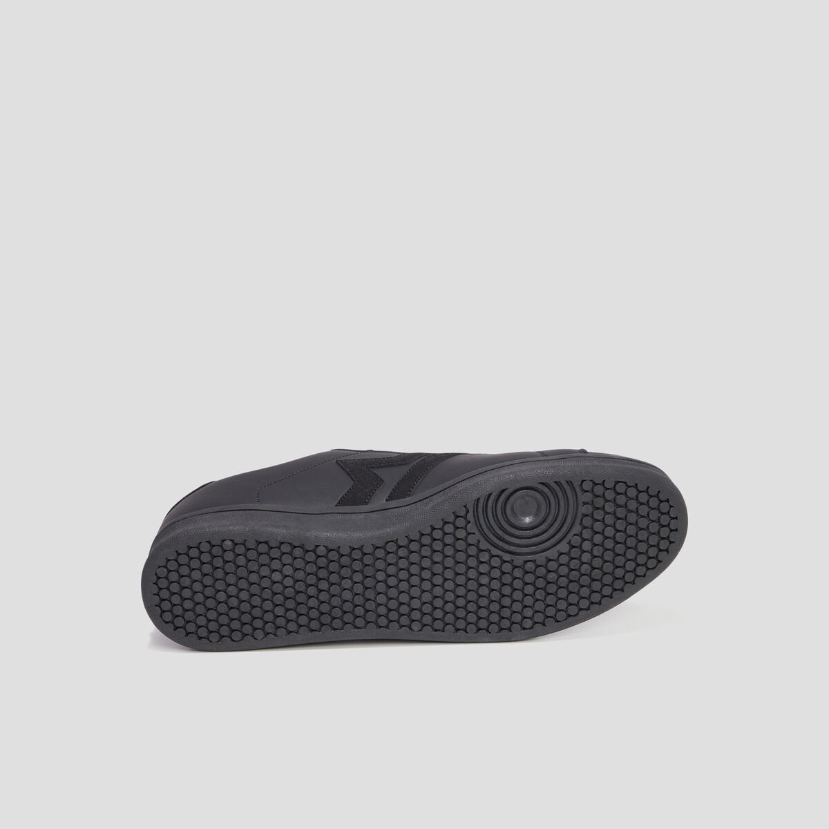 Tennis basses à lacets noir homme