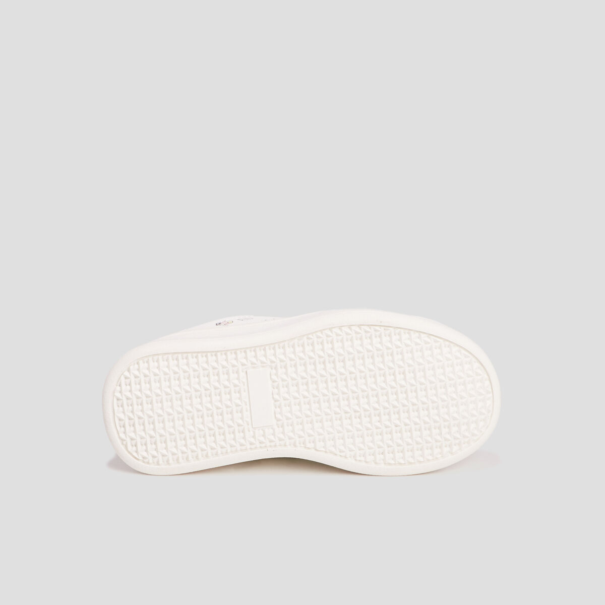 Baskets tennis à lacets blanc fille