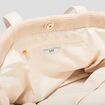 Sac shopper aspect tricoté sable femme