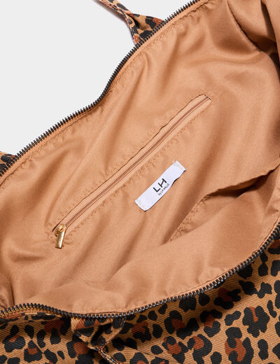 Sac shopper avec anses sable femme